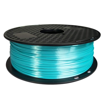 Silk Sapphire Blue PLA 3D Printer Filament 1.75 mm 1KG 2.2 LBS Spool 3D Printing Material Shine Silky Shiny Metallic Blue Metal 3D Core PLA Filament