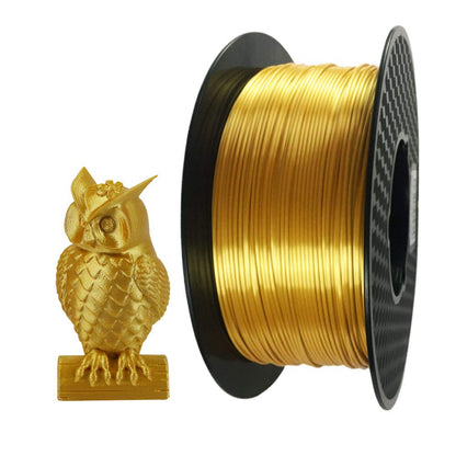 Silk Pearl White PLA Filament 1.75 mm 3D Printer Filament Consumables 1KG 2.2LBS Spool Fit Most FDM Printer Silky Shine Shiny 3D Printing Material 3D Core Silk White Color