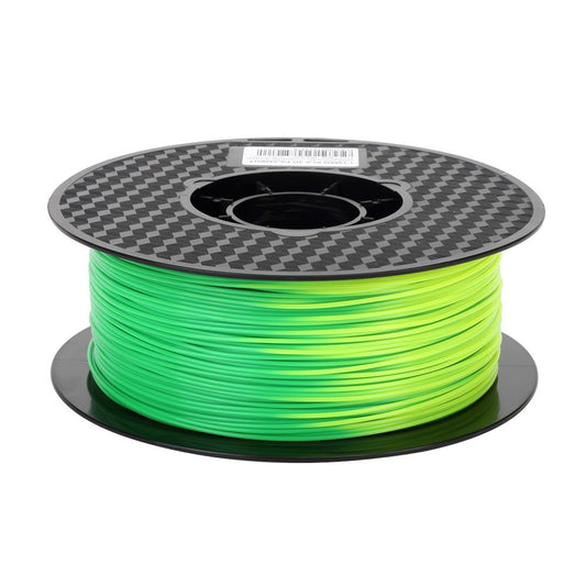 3D Core Temperature Color Change PLA Filament Green to Yellow 3D Printer Changing Filament 1.75 mm 1KG Spool 2.2 LBS Printing PLA Material Color Changing with Temperature