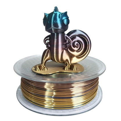 Silk Silver Blue PLA 1.75mm 1KG 3D Printer Filament 2.2 LBS Spool 3D Printing Material 3D Core Shine Silky Shiny Metallic Metal Gold Silver Copper Bronze Space Blue PLA Filament